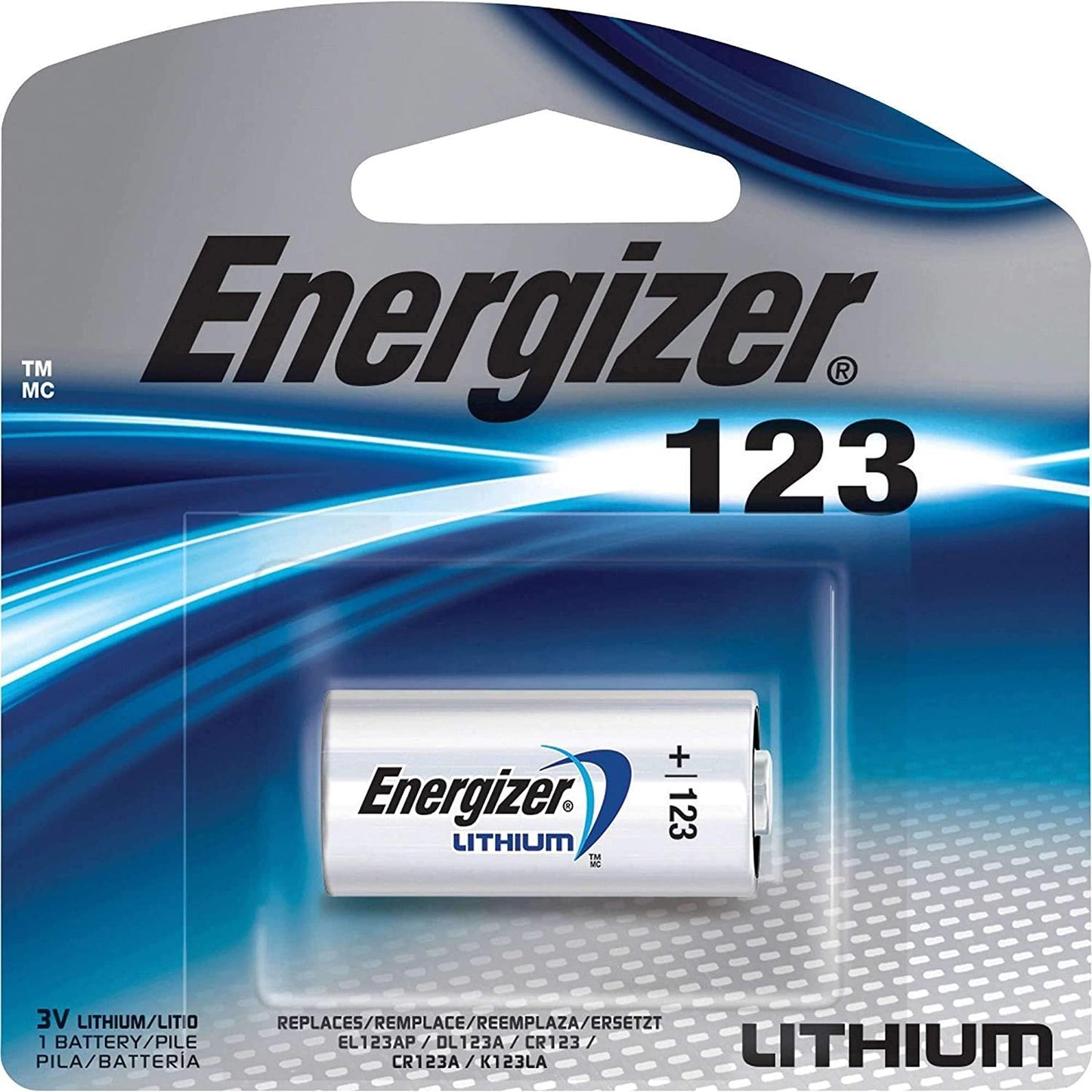 2 Pack Energizer EL123APB-2 3-Volt Lithium Batteries