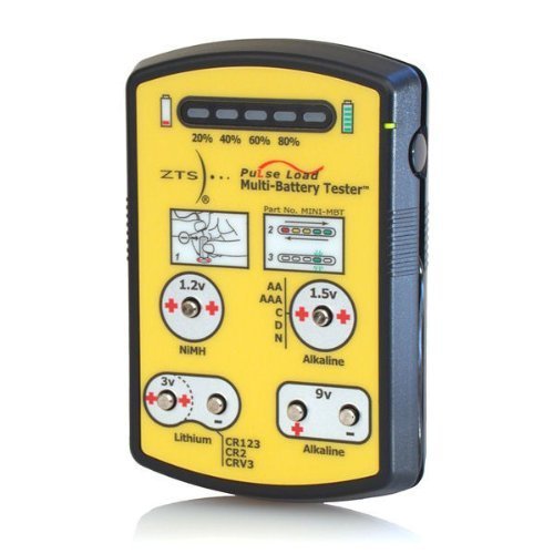 ZTS MINIMBT - Mini Multi-Battery Tester - For More Than 15 Battery Types