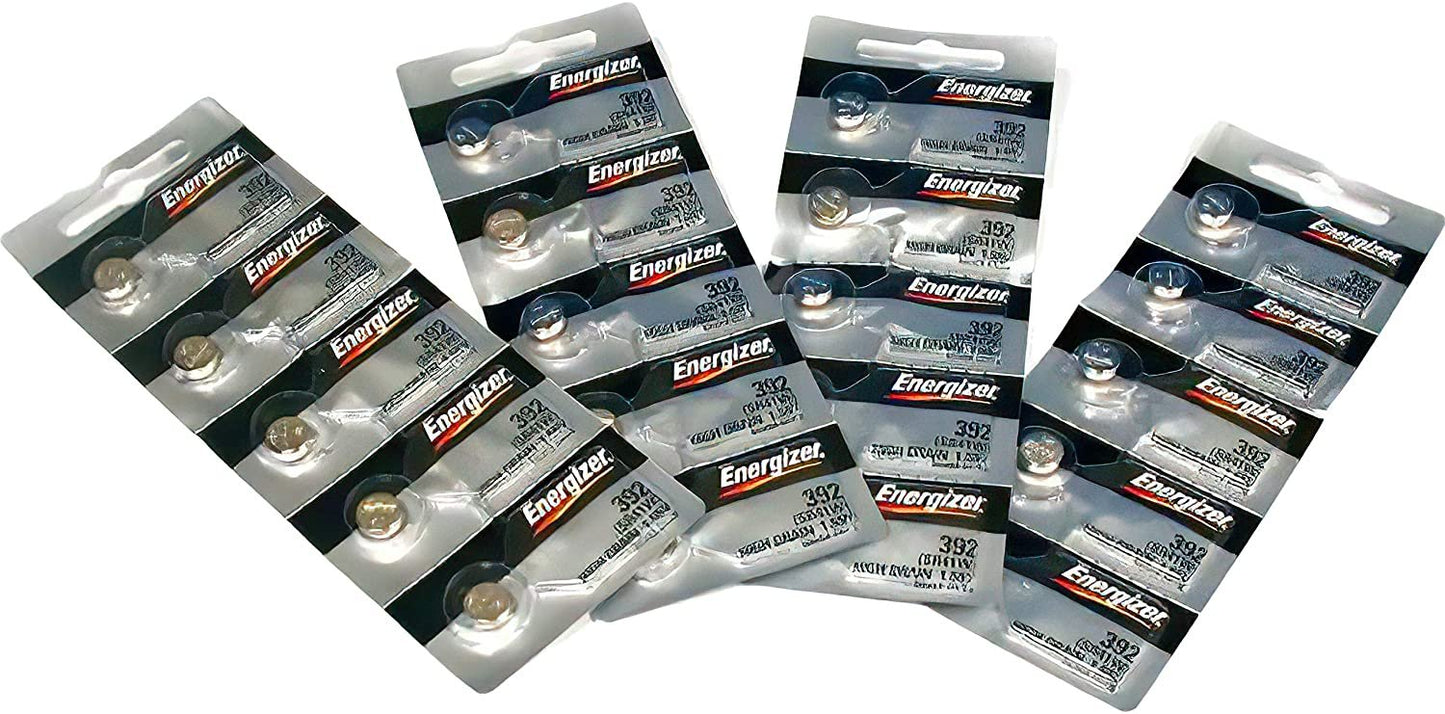 20 Batteries Watch 392/384 Battery Cell Casio Energizer