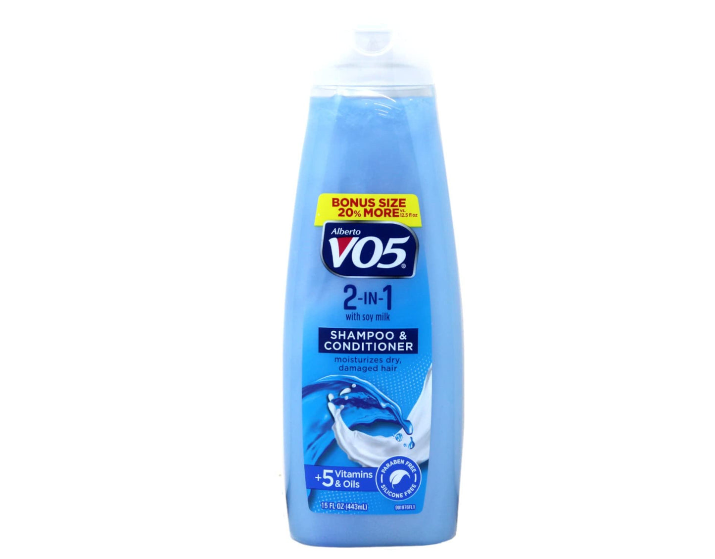 VO5 Shampoo/Conditioner 2 in 1 Moisturizing 12.5 Oz(6 Pack)