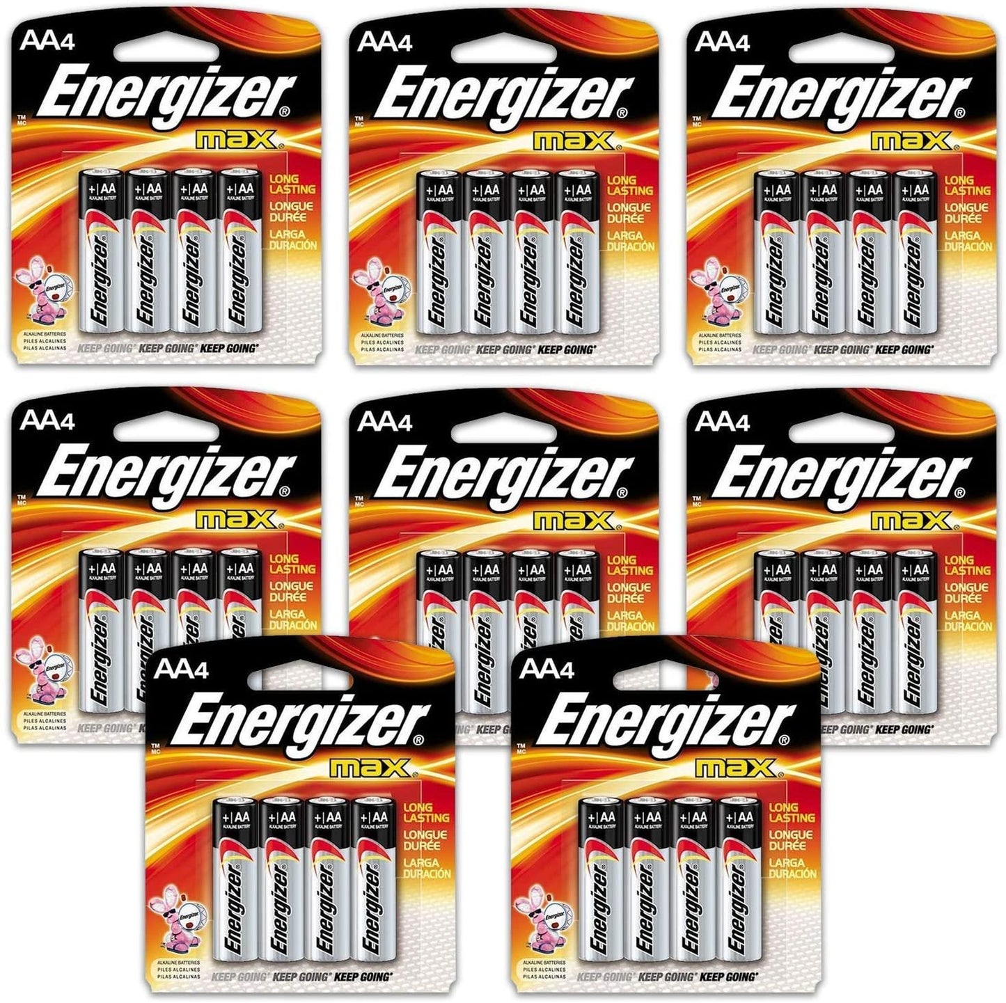 Count Energizer Max AA Batteries - Pack of 4 AA2 Total of Batteries, The Perfect Choice of Power for All AA Battery Operated Devices
