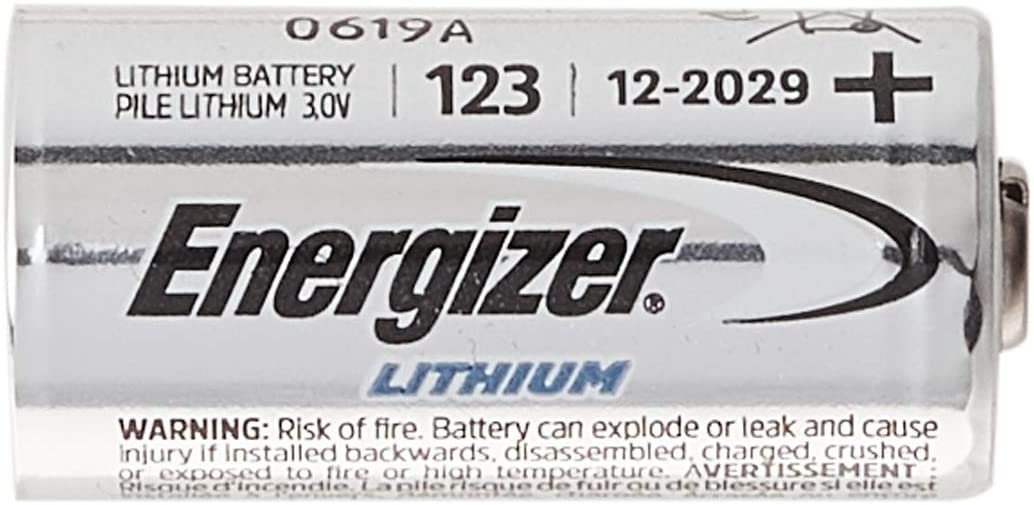 10 pcs Energizer Lithium CR123A 3V Photo Lithium Batteries
