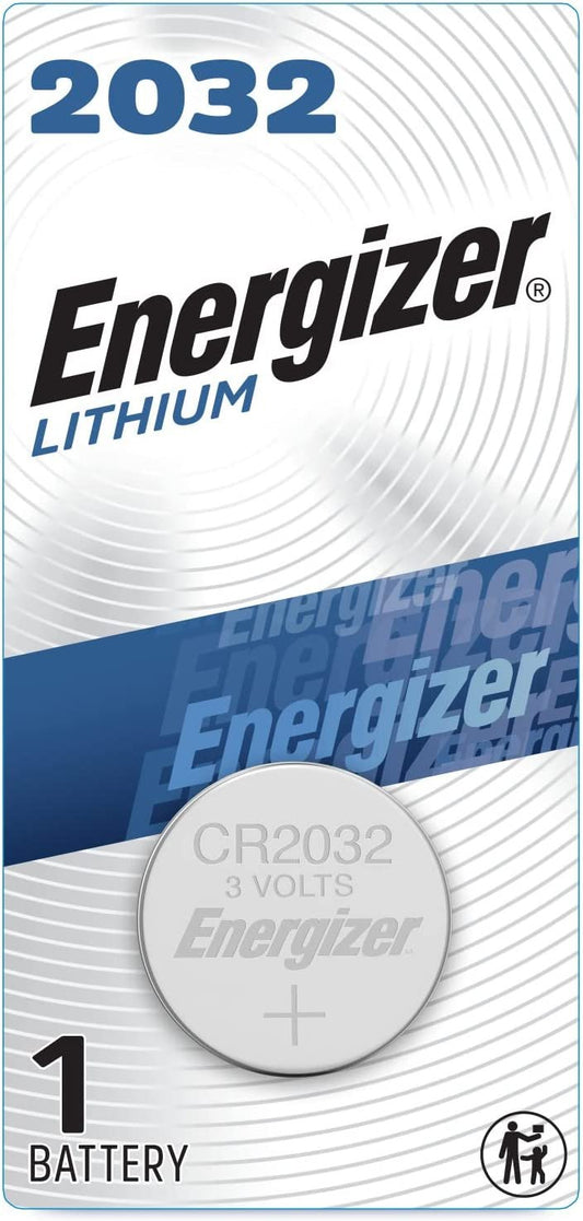 Energizer 2032 3V Batteries, 3 Volt Battery Lithium Coin, 1 Count