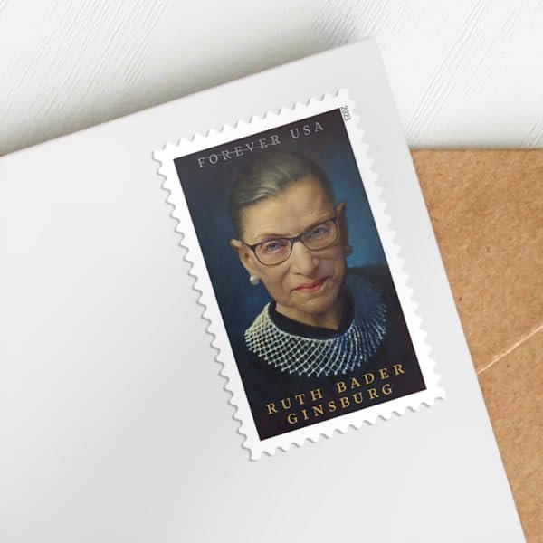 United States Postal Service Sheet of 20 First Class Postage Stamps for Ruth Bader Ginsburg
