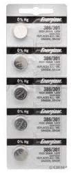 Energizer 386/301 TS SILVER OXIDE CD/5