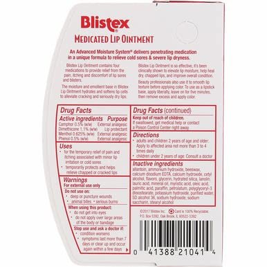 BLISTEX Medicated Ointment 0.35 OZ