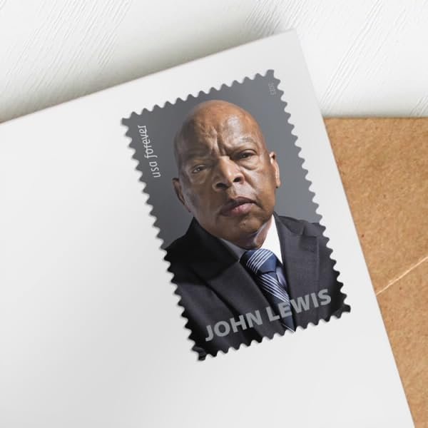 United States Postal Service Sheet of 15 First Class Postage Stamps for John Lewis
