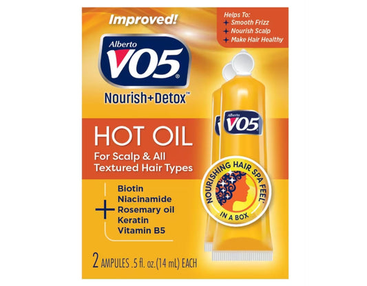 Vo5 Hot Oil Therapy Treatment 2 Count 0.5 Ounce (14ml) (6 Pack)