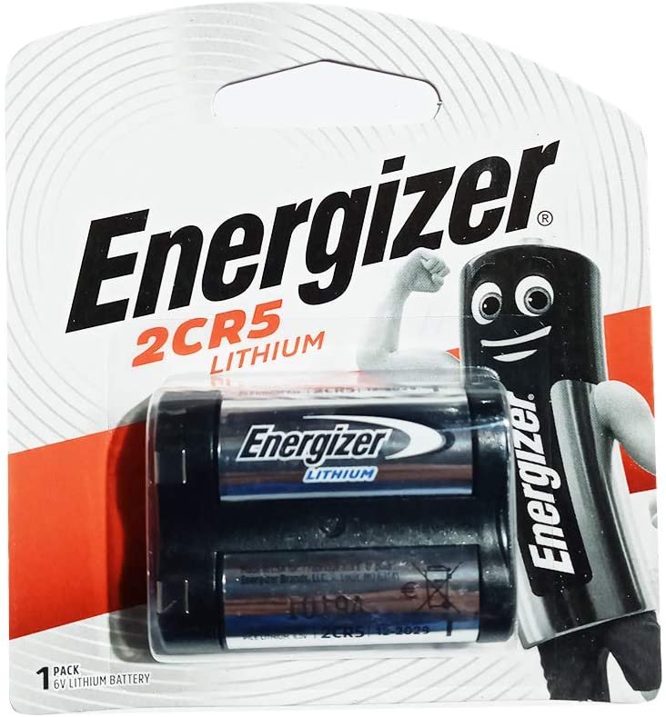 Energizer 2CR5 Lithium Battery (Packaging may vary)
