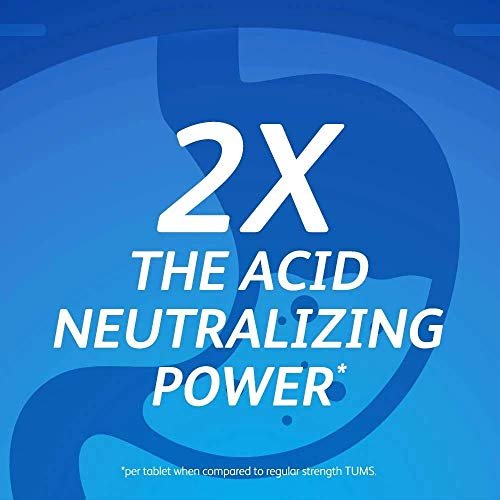 TUMS Ultra Strength 1000,Antacid Chewable Tablets, Assorted Berries, 160-Count Bottle