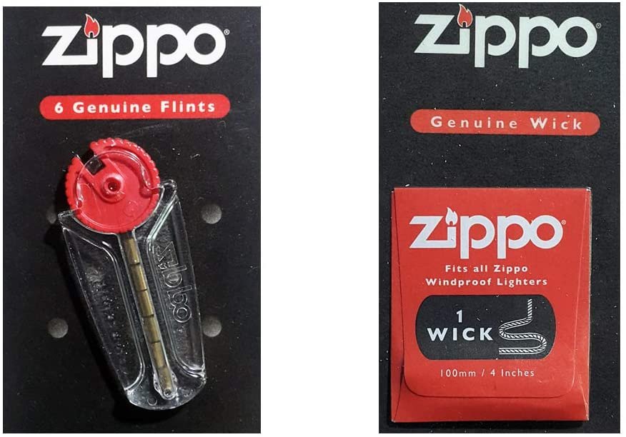 Zippo Wick + Flint Genuine