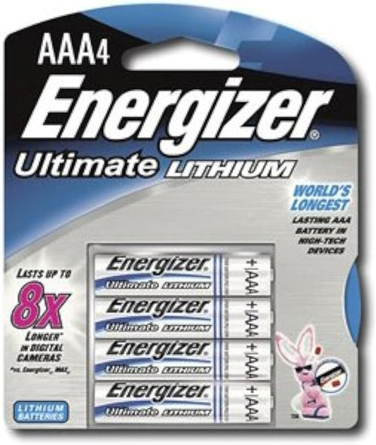 Energizer - L91BP-8 - Ultimate Lithium - AA Batteries - 8 Pack