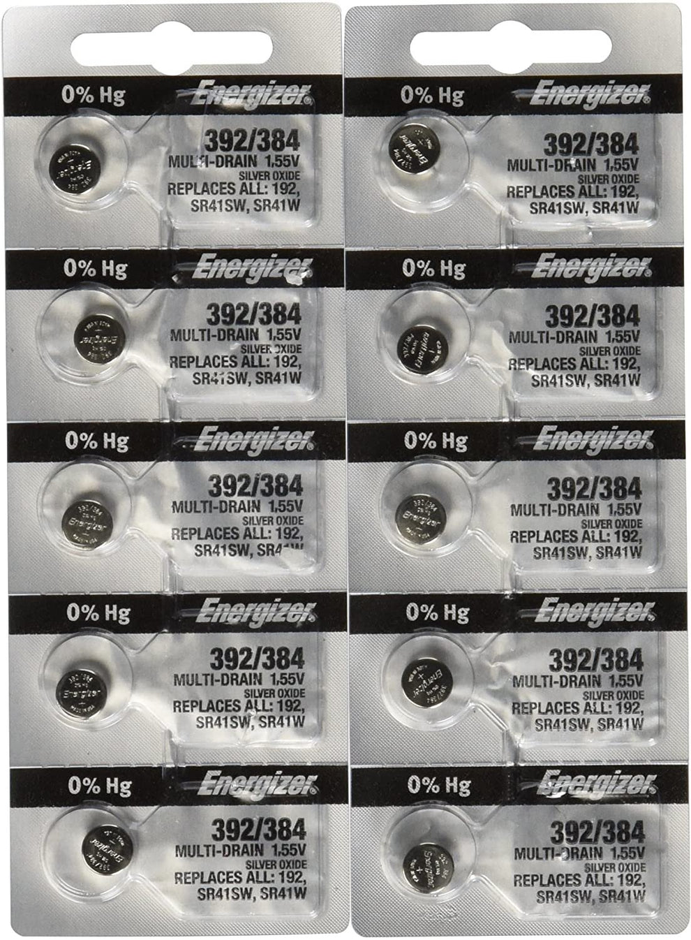 10 Energizer Batteries 392/384 Watch Battery Cell – MTA TRADING INC