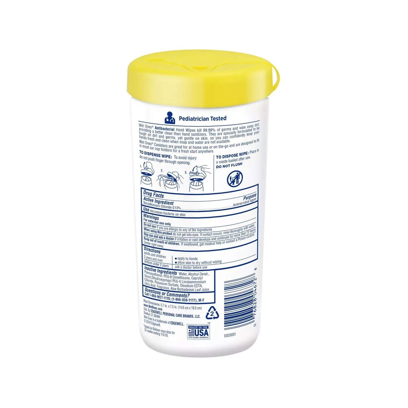 Wet Ones SKIN_CLEANING_WIPE