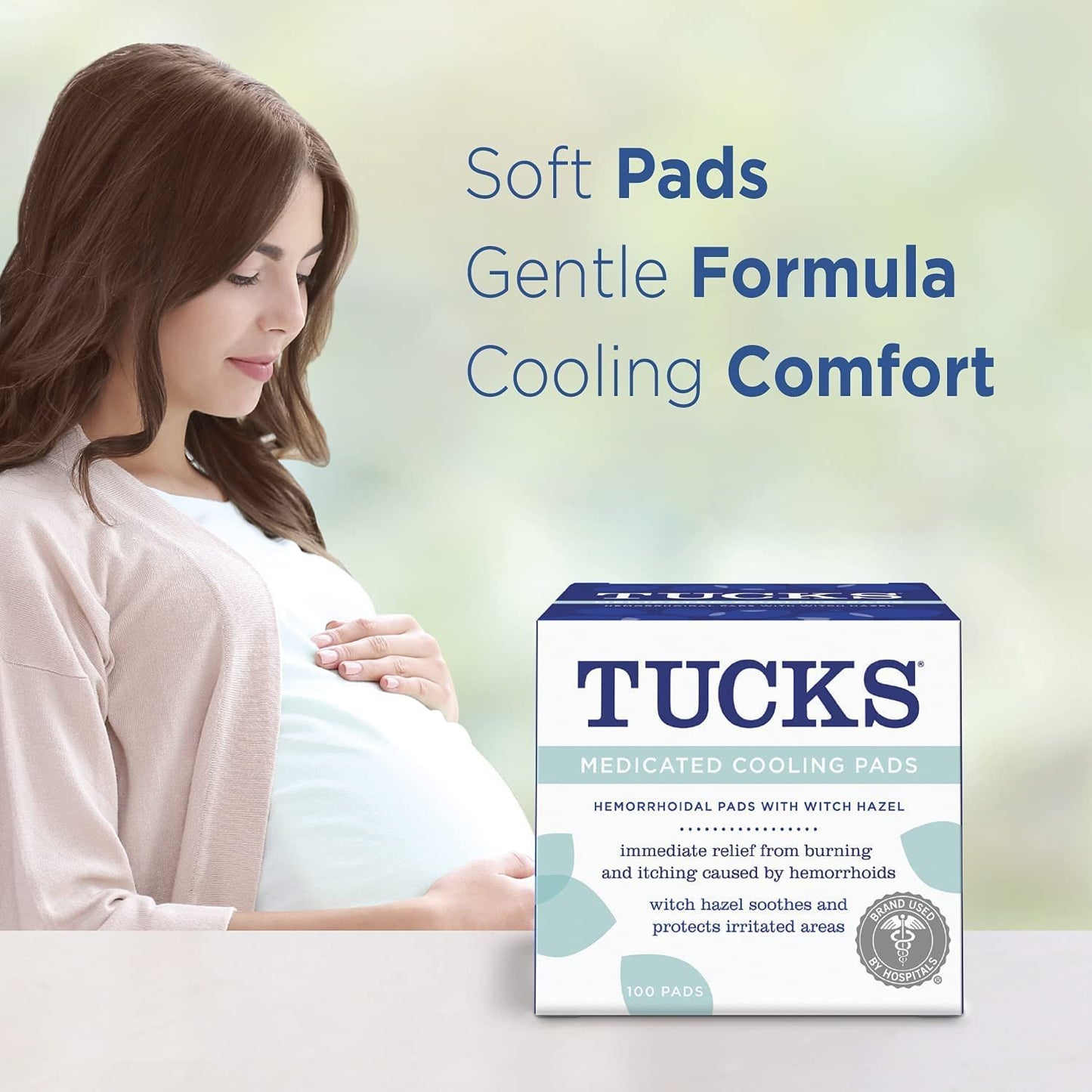 TUCKS MED. Pads 100 Count (Pack of 2) #150020