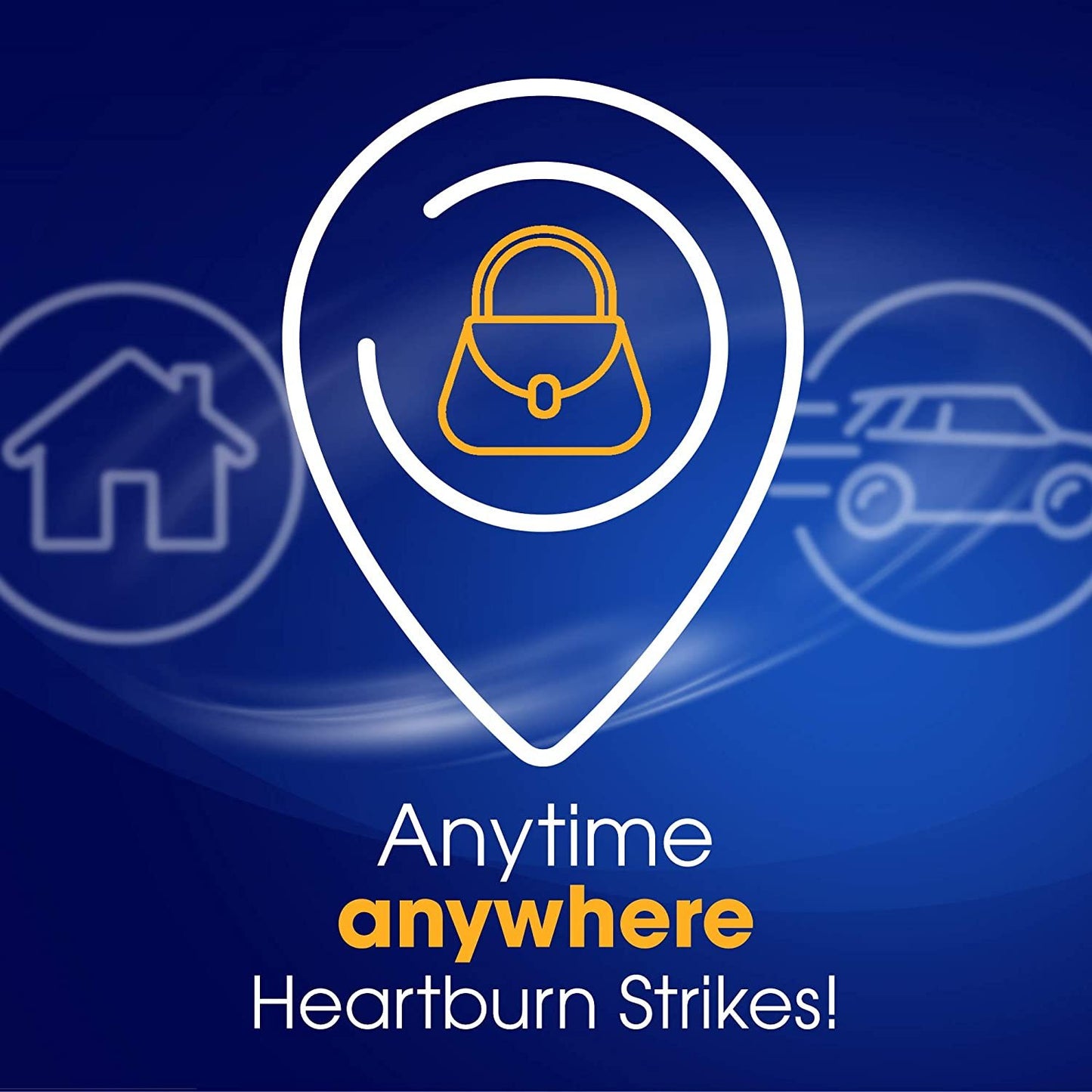 TUMS Chewy Bites Chewable Antacid Tablets with Gas Relief, Lemon & Strawberry - 28 Count