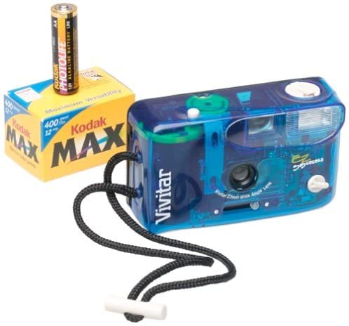 Vivitar EZ35 Colors 35mm Camera, Blue