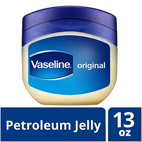 Vaseline Original Petroleum Jelly 13 oz - Hypoallergenic Moisturizer for Dry Skin, Non-Comedogenic Gel