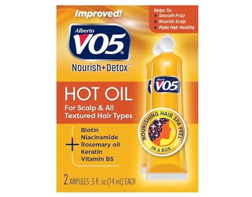 Vo5 Hot Oil Therapy Treatment 2 Count 0.5 Ounce (14ml) (3 Pack)
