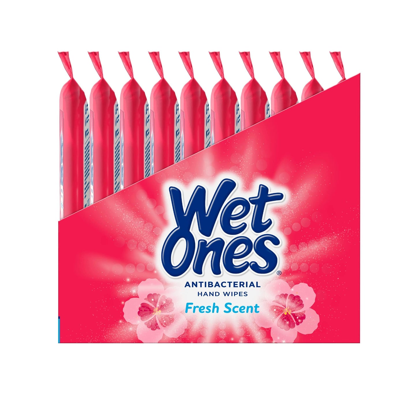Wet Ones Antibacterial Hand Wipes, Fresh Scent Wipes | Travel Wipes Case, Antibacterial Wipes | 20 ct. Travel Size Wipes (30 pack)
