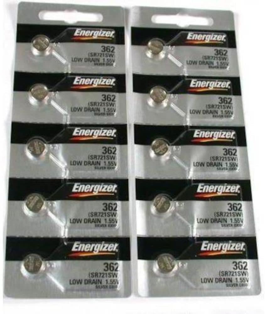 10 362 / 361 Energizer Watch Batteries SR721SW SR721W