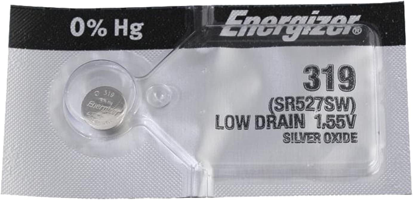 5 New 319 SR527SW SR64 Energizer Watch Batteries 1.55V