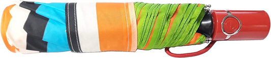 Totes Auto Open & Auto Close Umbrella SunGuard UPF 50+ Large Coverage 43" arc, Colorful