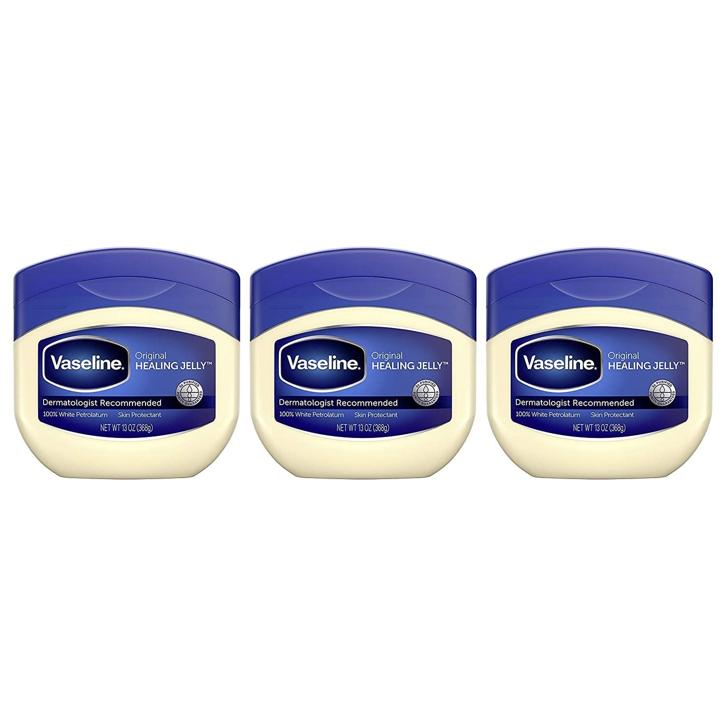 Vaseline Petroleum Jelly, Original 13 oz, Pack of 3