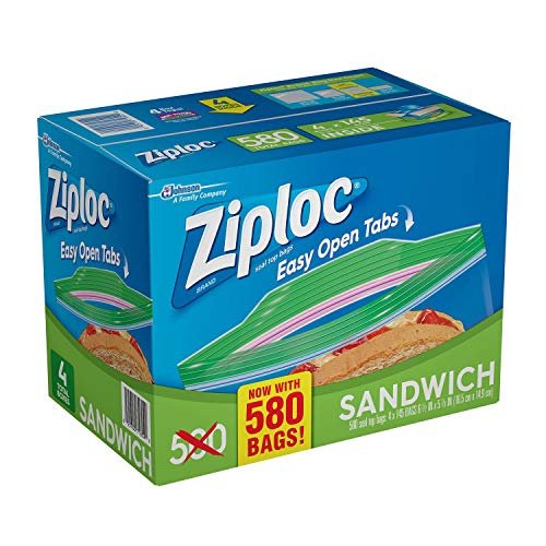Ziploc Sandwich Bag 4-Pack (145 Count)